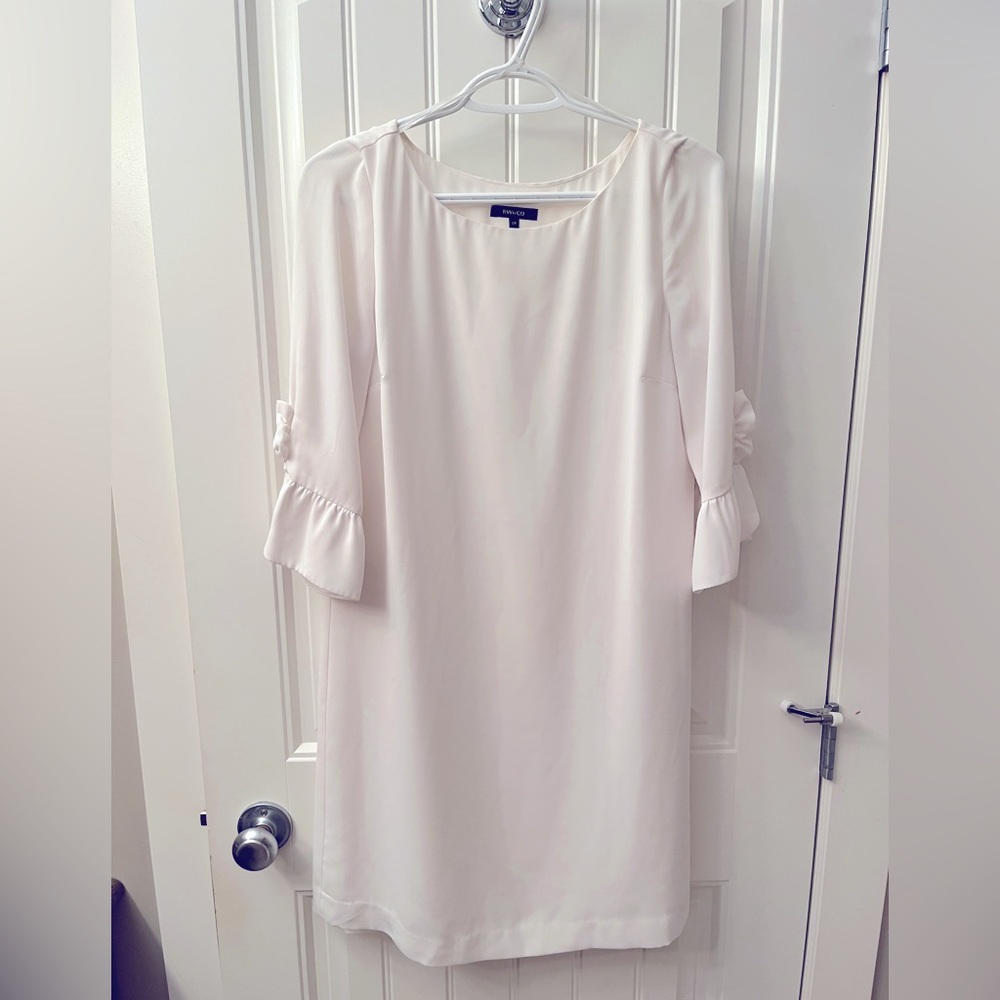 RW &CO White Loose Dress Size Small